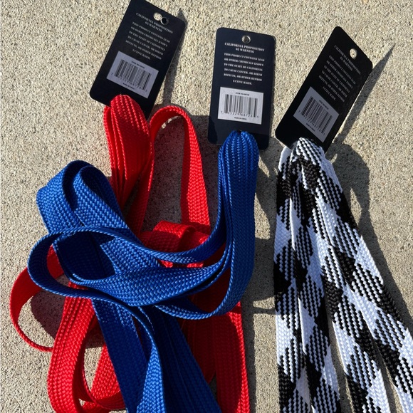 Wide Fat Shoe Laces Set of 3 - Picture 3 of 5